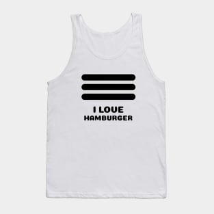 UX: I love Hamburger Tank Top